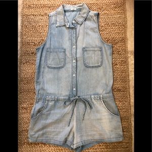 Denim En Creme Romper